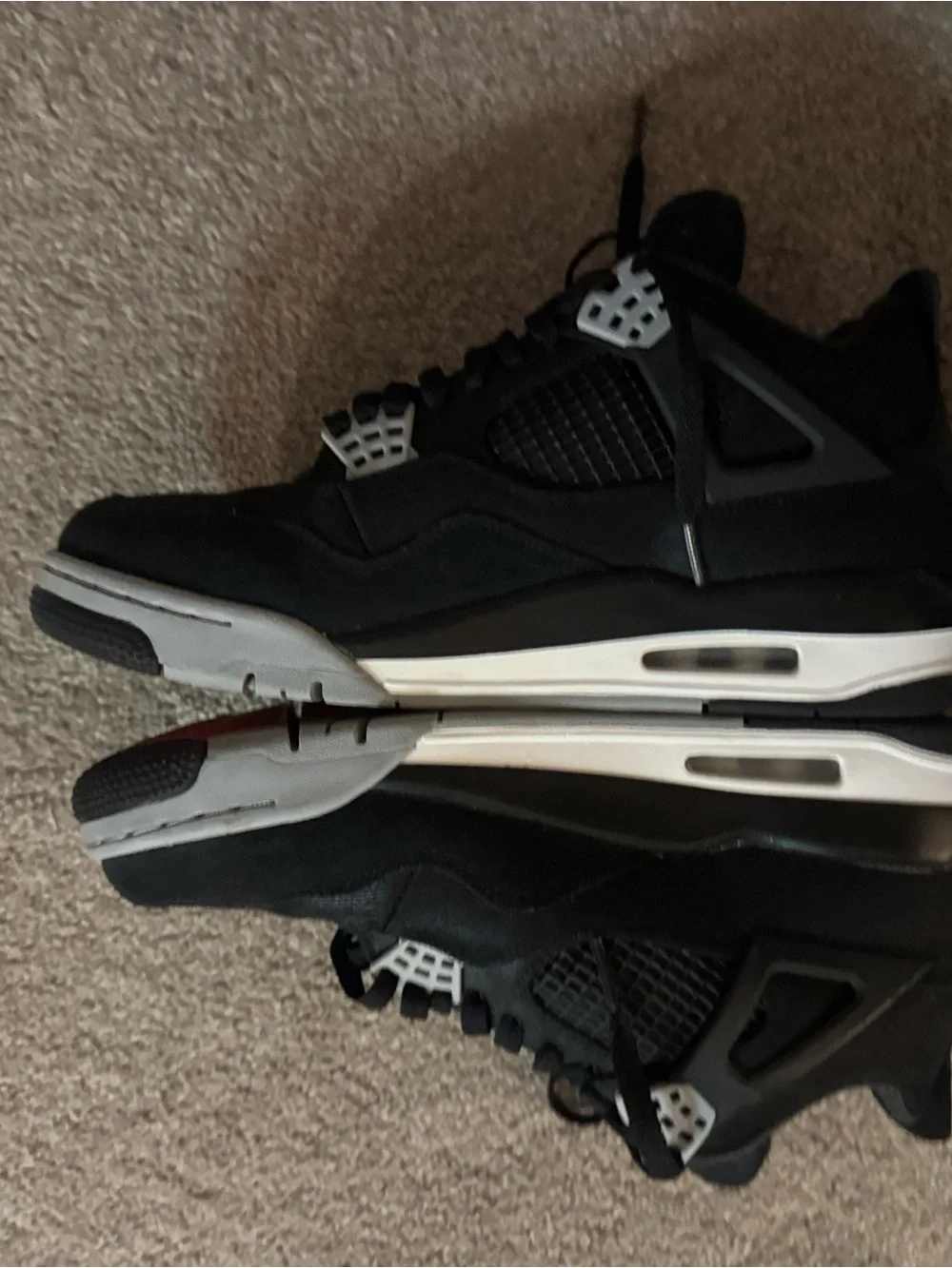 Jordan Retro 4 SE Black Canvas